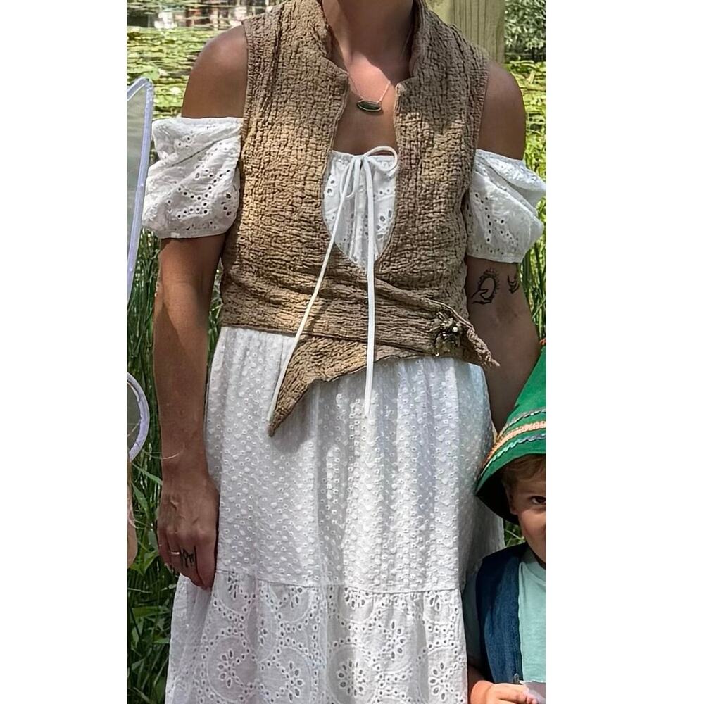 Renfair cottage core fairy core boho western front tie top
Forever21 0023A1